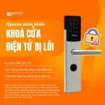 Nguyên nhân khiến khoá cửa điện tử bị lỗi? Làm sao để tăng tuổi thọ khoá cửa điện tử?