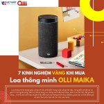 7 kinh nghiệm Vàng khi mua Loa thông minh OLLI MAIKA cho ngôi nhà của bạn