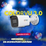 Camera AI ColorVu 3.0 Hikvision 4MP DS-2CD1047G3H-LIUF/SRB: Có màu ban đêm, ghi hình sắc nét 24/7