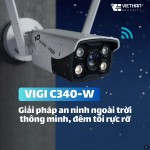 CAMERA VIGI C340-W 4MP: GIẢI PHÁP AN NINH NGOÀI TRỜI THÔNG MINH, ĐÊM TỐI RỰC RỠ