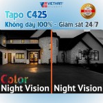 Camera dùng pin ngoài trời Tapo C425 – Tạm biệt nỗi lo khoan tường và đi dây rườm rà