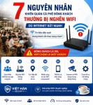 VÌ SAO QUÁN CÀ PHÊ ĐÔNG KHÁCH THƯỜNG BỊ NGHẼN WIFI?