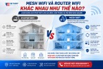 MESH WIFI VÀ ROUTER WIFI KHÁC NHAU NHƯ THẾ NÀO?