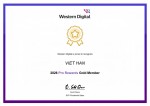  VIỆT HÀN SECURITY – THÀNH VIÊN VÀNG WESTERN DIGITAL WD PRO REWARDS 2026