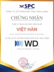 Việt Hàn Security Nhận Chứng Nhận Đại Lý Ủy Quyền Western Digital (WD) 2026