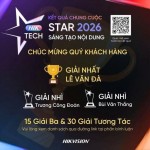 Việt Hàn Security Đạt Giải Nhì HIKTECH STAR 2026