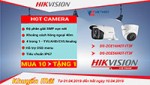 Khuyến mãi mua 10 tặng 1 Camera HIKVISION 5MP H0T