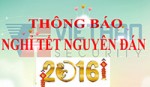 Thông báo nghỉ Tết Nguyên Đán 2016 tại VIỆT HÀN SECURITY