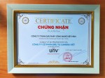 Việt Hàn Security nhận chứng nhận phân phối sản phẩm UNV chính hãng