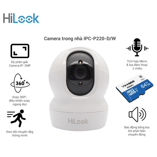 Camera quan sát IP HiLook IPC-P220-D/W