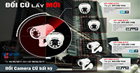Khuyến mãi Vantech Đổi camera cũ lấy camera mới 