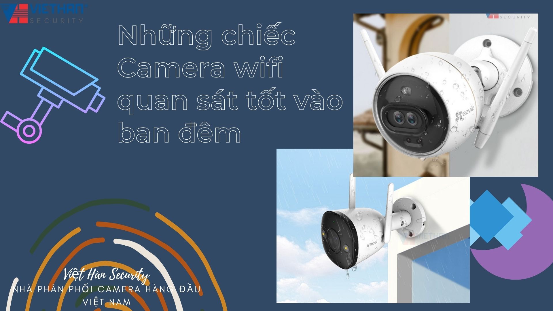 Những chiếc Camera wifi quan sát tốt vào ban đêm