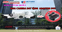 Khuyến mãi Camera HIKVISION D0T tặng nguồn DVE