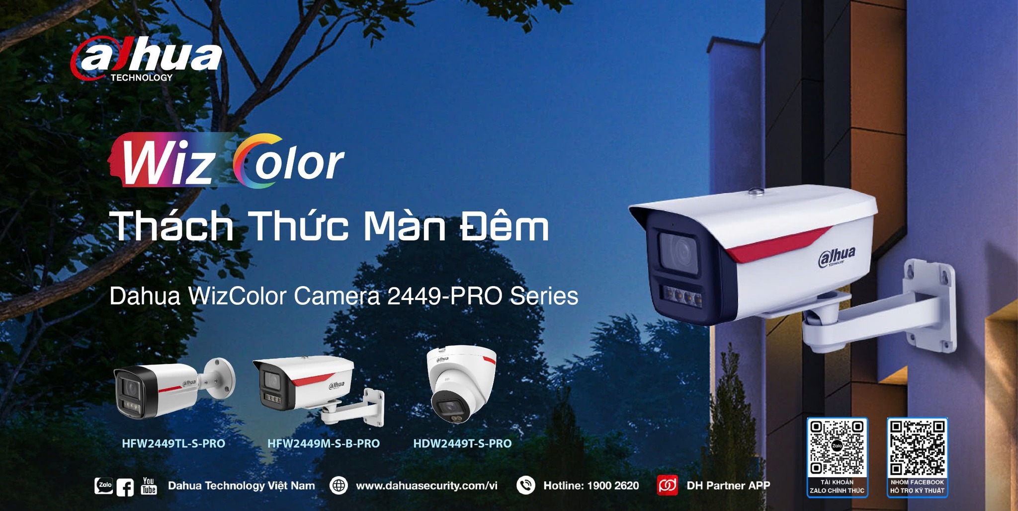 DAHUA WizColor C ng Ngh Camera M u S c S c N t D n u