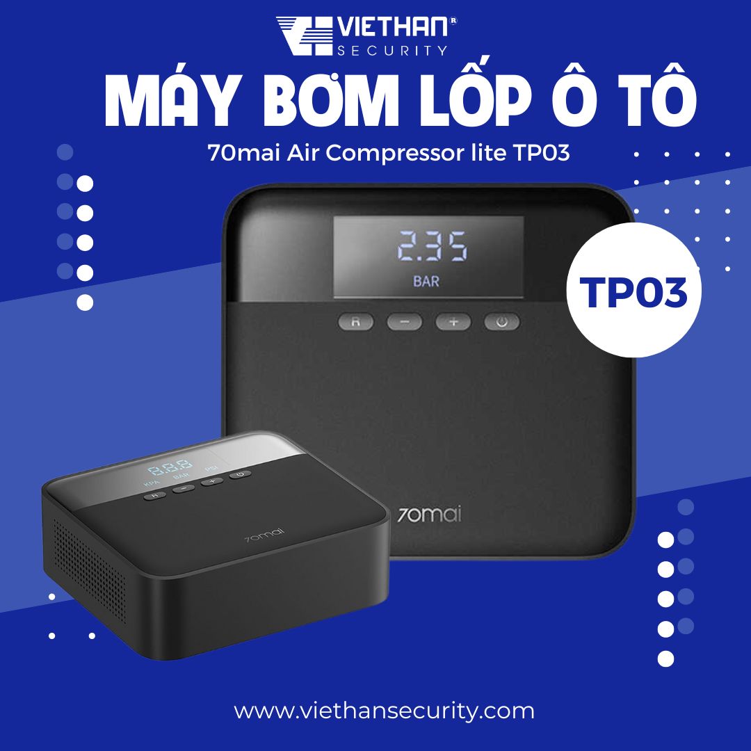 Máy Bơm Lốp Xe Ô Tô 70mai TP03 - Đồng hành trên mọi chuyến đi