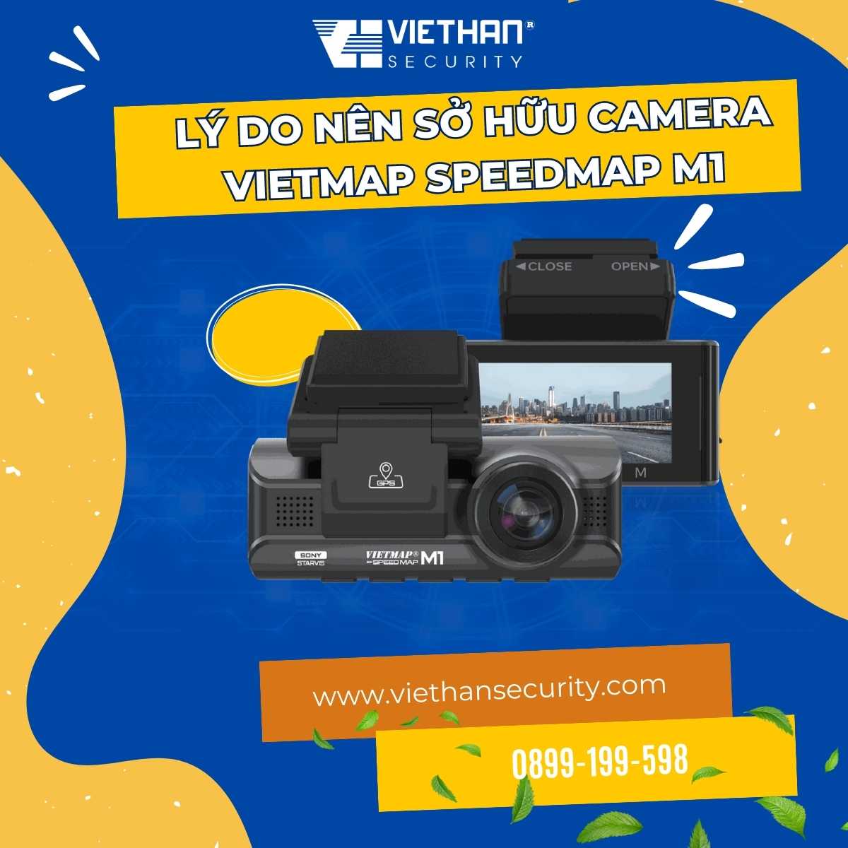 Những lý do tại sao bạn nên sở hữu một chiếc Camera hành trình Vietmap Speedmap M1