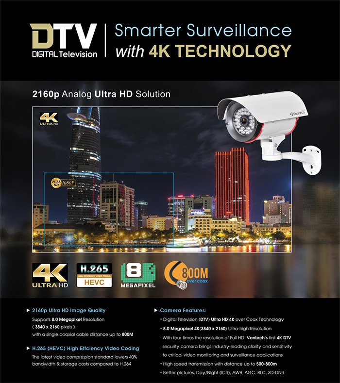 Camera Vantech DTV 4K