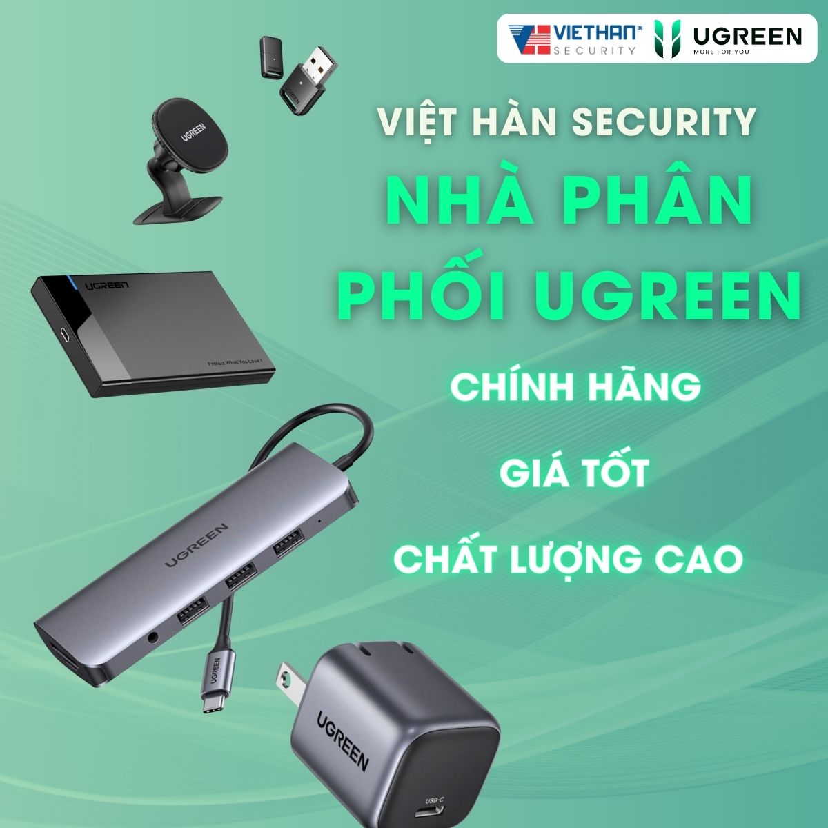 Việt Hàn Security Nhà phân phối Ugreen chính hãng, giá tốt, chất lượng cao