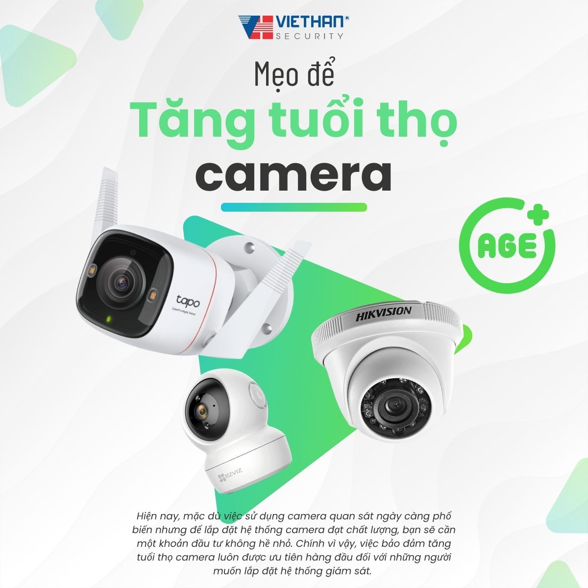 Mẹo để tăng tuổi thọ camera quan sát giúp sử dụng lâu năm hơn
