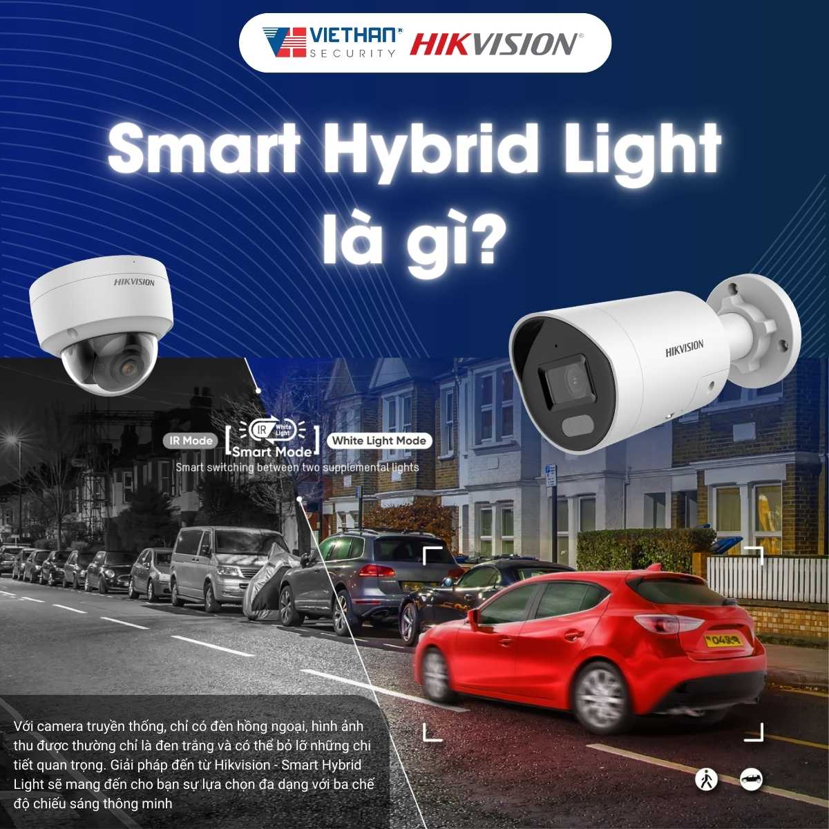 Smart Hybrid Light là gì? Công nghệ chiếu sáng của Hikvision có gì đặc biệt?