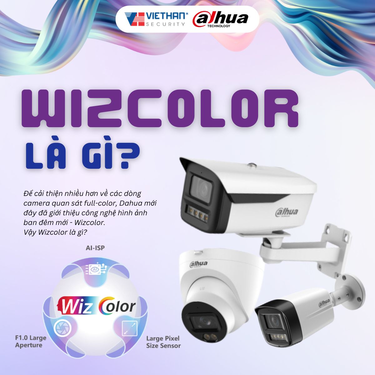 Wizcolor là gì? Công nghệ hình ảnh ban đêm sắc nét mới của Dahua