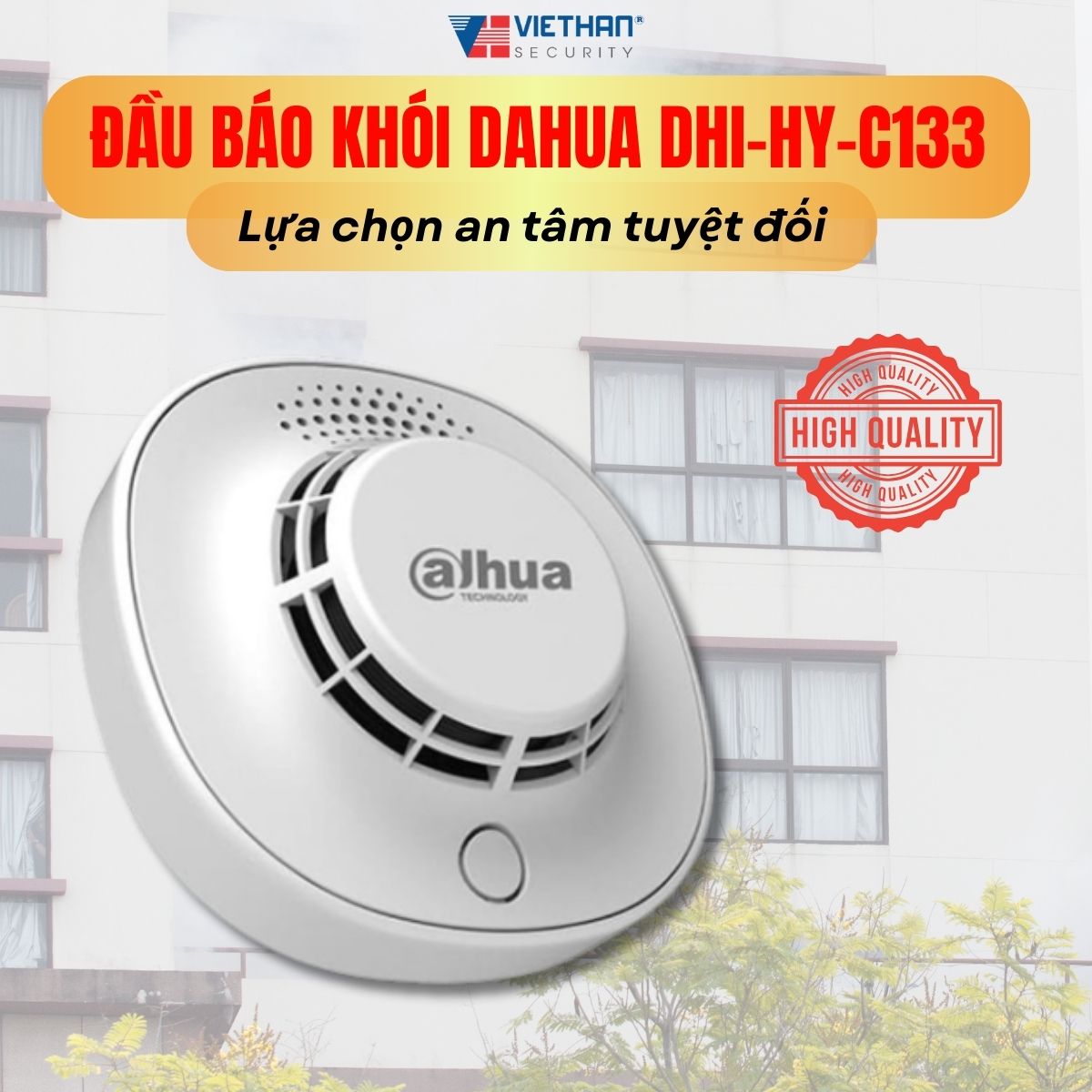 Bài học từ cái “Chuông lặng”: Đầu báo khói Dahua DHI-HY-C133