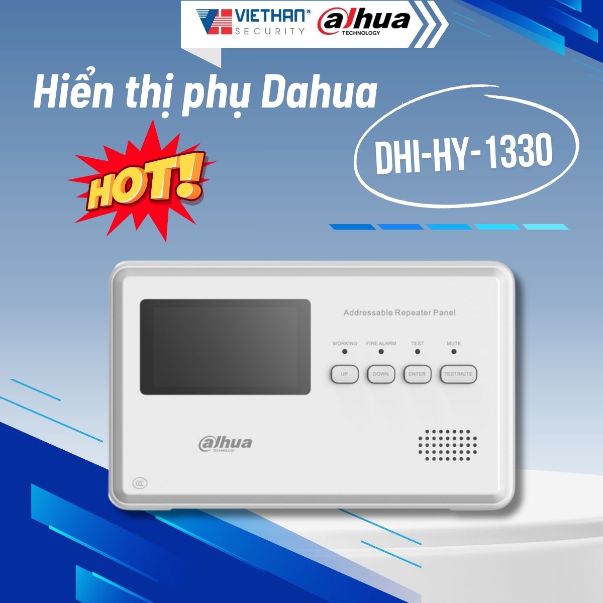 Hiển thị phụ Dahua DHI-HY-1330 – Trợ thủ đắc lực của mọi hệ thống báo cháy