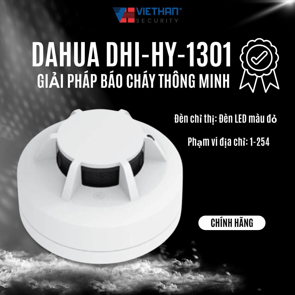 Đầu báo khói địa chỉ Dahua DHI-HY-1301 – Giải pháp báo cháy thông minh
