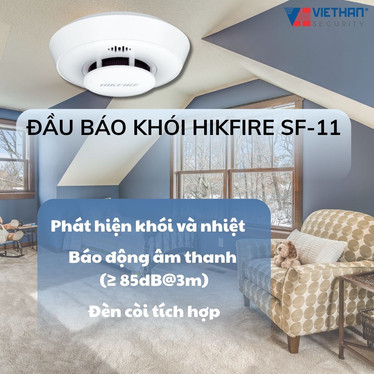 Bài học cảnh tỉnh và giải pháp an toàn từ đầu báo khói 4G Hikfire SF-11