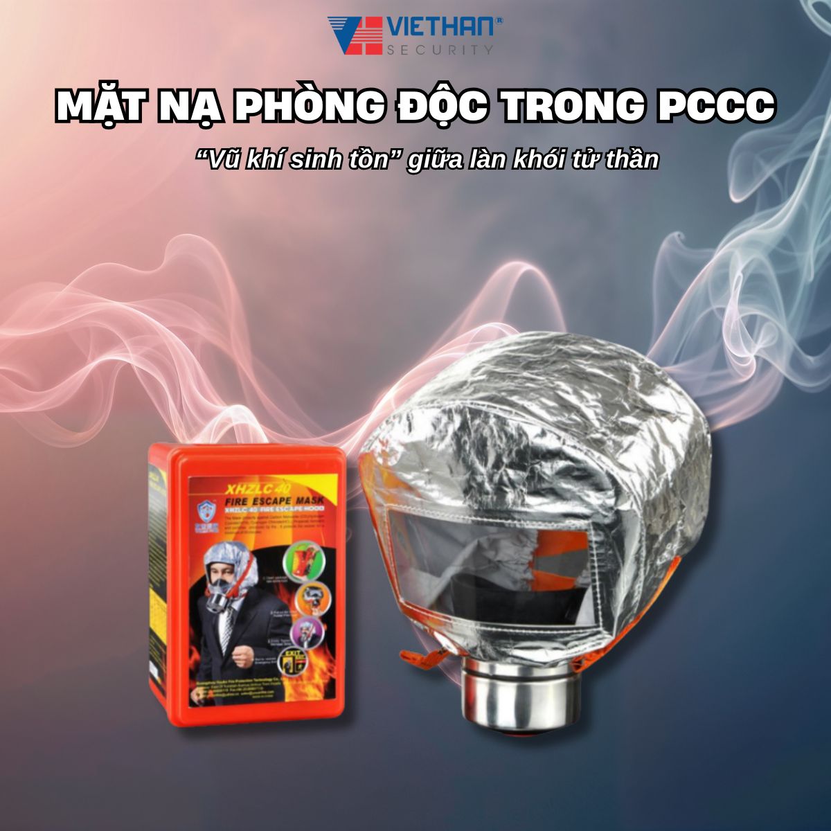 Mặt nạ phòng độc trong PCCC – “Vũ khí sinh tồn” giữa làn khói tử thần