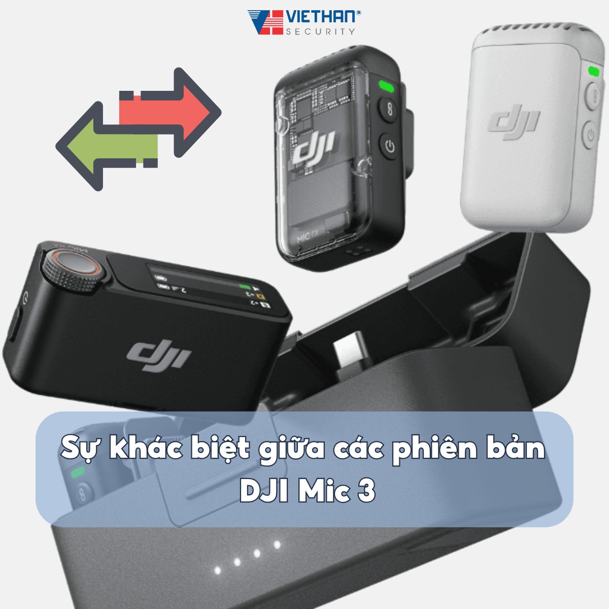 Sự khác biệt giữa các phiên bản DJI Mic 3 là gì? Nên chọn như thế nào?
