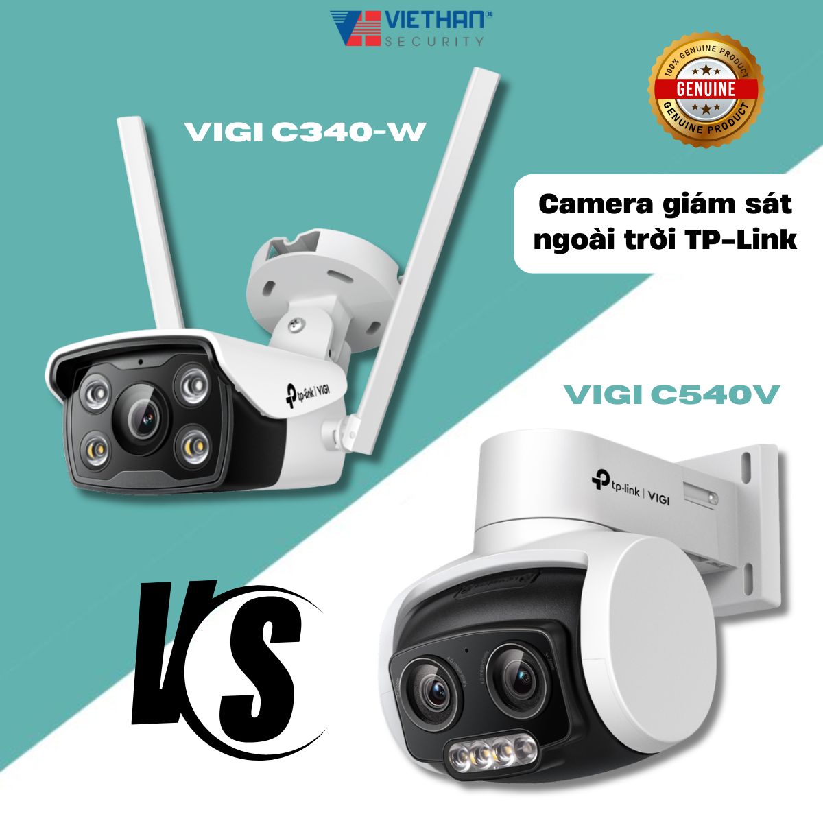 So sánh chi tiết Camera TP-Link VIGI C340-W và VIGI C540V: Lựa chọn nào phù hợp cho nhu cầu giám sát ngoài trời?