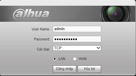 Hướng dẫn đổi mật khẩu camera Dahua bằng trình duyệt web