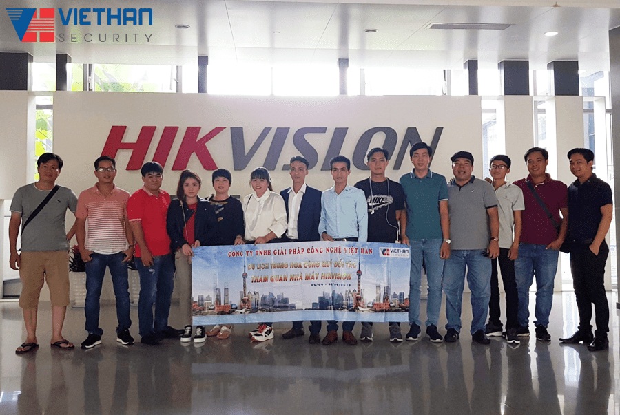Việt Hàn Security cùng các đại lý tham quan trụ sở nhà máy HIKVISION năm 2019