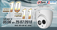 Khuyến Mãi Camera Dahua Mua 10 Tặng 11 Cực Sốc