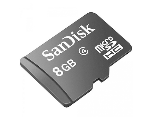 thẻ nhớ SanDisk microSDHC SDQM 8GB C4 3x5 SDSDQM-008G-B35