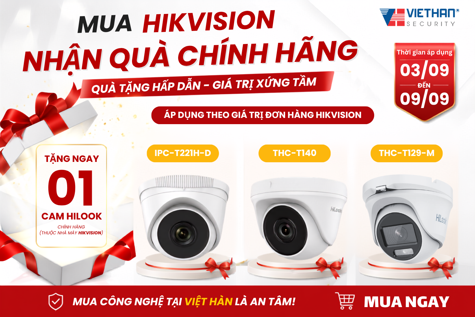 Mua Hikvision Nhận Quà Chính Hãng HiLook