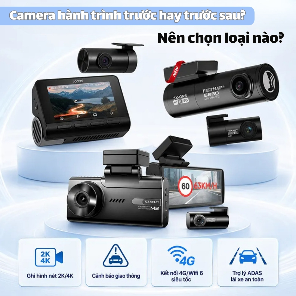 Camera hành trình trước hay trước sau? Nên chọn loại nào?