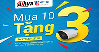 Siêu Khuyến mãi Dahua Mua 10 tặng 3