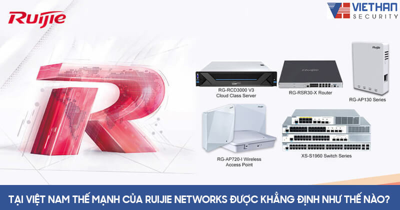 Tại Việt Nam thế mạnh của Ruijie Networks được khẳng định như thế nào?