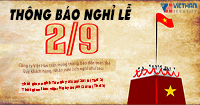 Thông báo Lịch nghỉ Lễ Quốc Khánh 2-9-2018