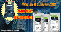 Khuyến mãi tích lũy ổ cứng Seagate nhận ngay Khoan Bosch