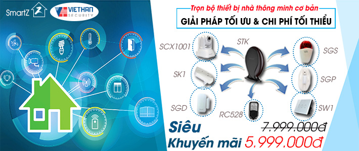 Siêu khuyến mãi SmartZ nhà thông minh