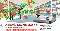 Camera HIKVISION mua 6 tặng 1 cực Shock cơ hội duy nhất tháng 10