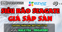 Siêu bão Seagate tích điểm vi vu Malaysia - Singapore