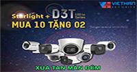 Khuyến Mãi Camera HIKVISION D3T Mua 10 Tặng 2 