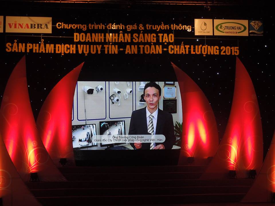 Việt Hàn đạt doanh nhân sáng tạo 2015