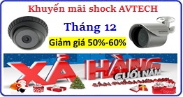 Khuyến mãi AVTECH giá gốc cực rẻ 
