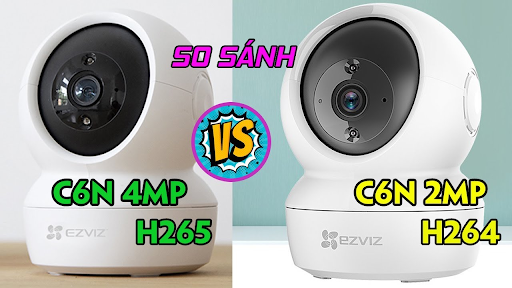 So sánh 2 dòng camera không dây EZVIZ C6N và EZVIZ C6N 4MP