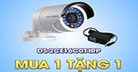 Khuyến mãi Mua Camera HIKVISION tặng nguồn xịn 12V-2A